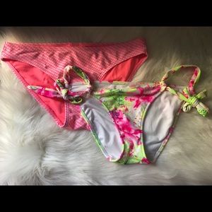 2 bathing suit bottoms